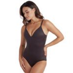 Naomi & Nicole No Side Show Plunge Bodysuit