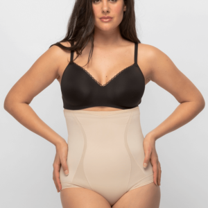 Wonderbra - Women's Maidenform Firm Foundations Hi-Waist Brief - Latte Lift L