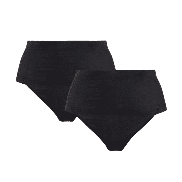 Wonderbra - Women's Maidenform Cover Your Bases Thong 2-Pack - Black 2XL