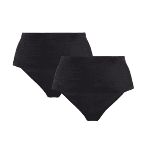 Wonderbra – Women’s Maidenform Cover Your Bases Thong 2-Pack – Black L